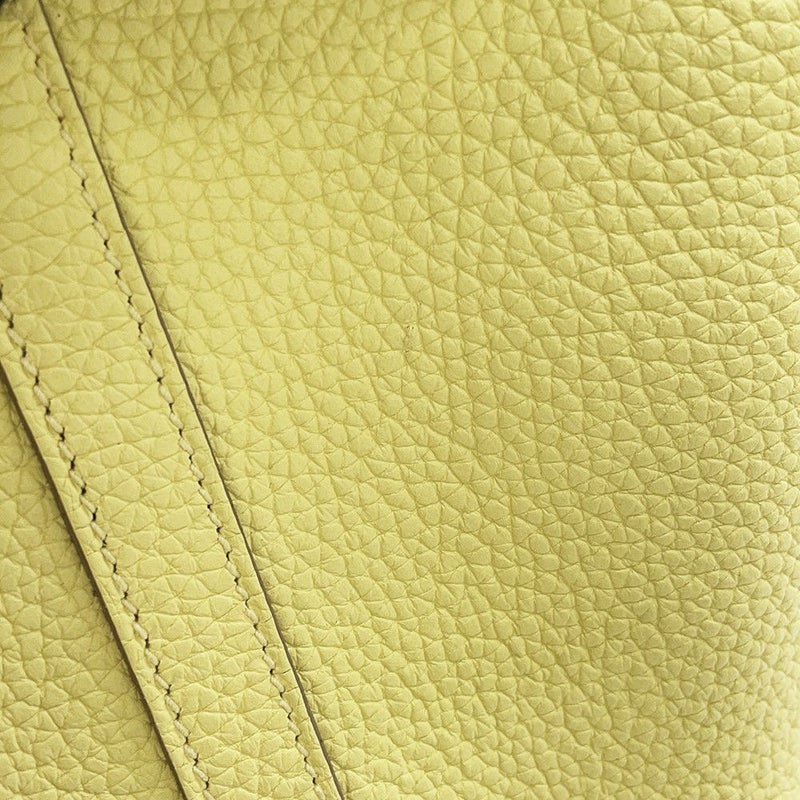 エルメス ハンドバッグ ピコタンロックPM エクラ リモンチェッロ/オレンジミニアン/シルバー金具 トリヨンクレマンス/スイフト B刻印