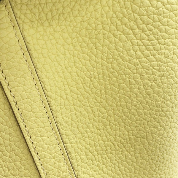 エルメス ハンドバッグ ピコタンロックPM エクラ リモンチェッロ/オレンジミニアン/シルバー金具 トリヨンクレマンス/スイフト B刻印
