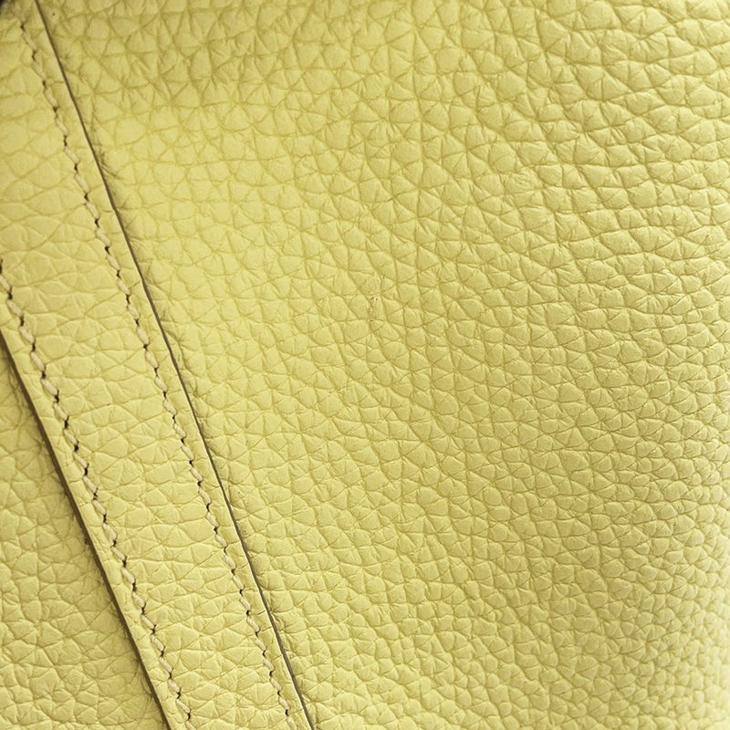 エルメス ハンドバッグ ピコタンロックPM エクラ リモンチェッロ/オレンジミニアン/シルバー金具 トリヨンクレマンス/スイフト B刻印