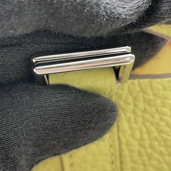 エルメス ハンドバッグ ピコタンロックPM エクラ リモンチェッロ/オレンジミニアン/シルバー金具 トリヨンクレマンス/スイフト B刻印