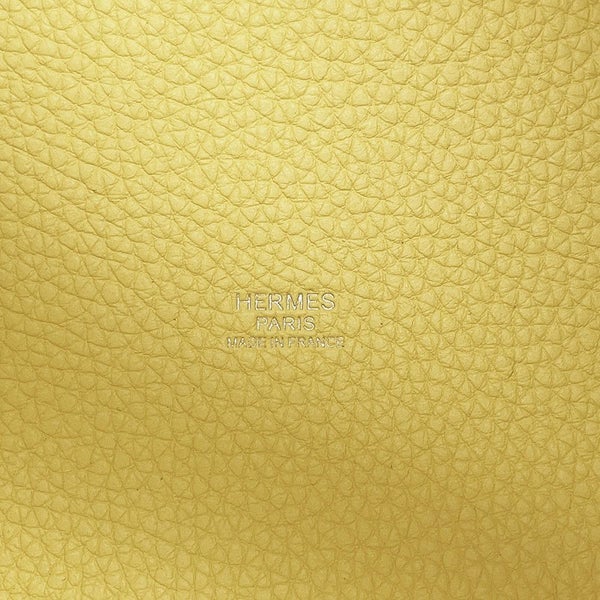 エルメス ハンドバッグ ピコタンロックPM エクラ リモンチェッロ/オレンジミニアン/シルバー金具 トリヨンクレマンス/スイフト B刻印