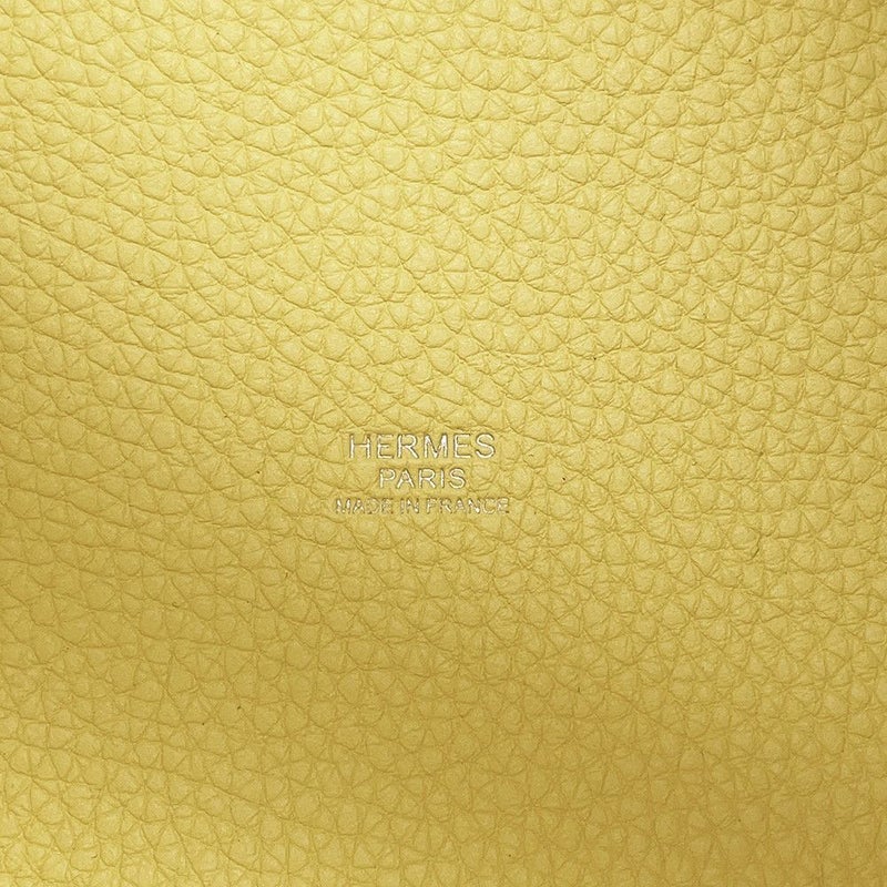 エルメス ハンドバッグ ピコタンロックPM エクラ リモンチェッロ/オレンジミニアン/シルバー金具 トリヨンクレマンス/スイフト B刻印