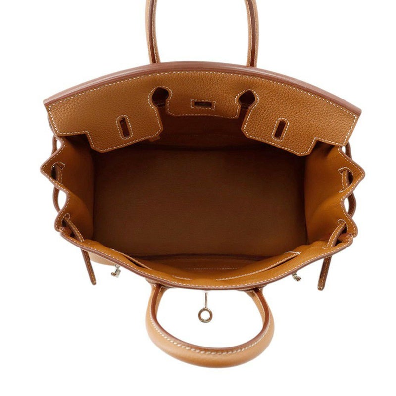 エルメス バーキン25 ゴールド/シルバー金具 トゴ Z刻印 HERMES Birkin ハンドバッグ