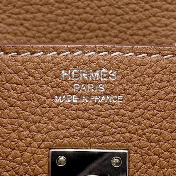 エルメス バーキン25 ゴールド/シルバー金具 トゴ Z刻印 HERMES Birkin ハンドバッグ