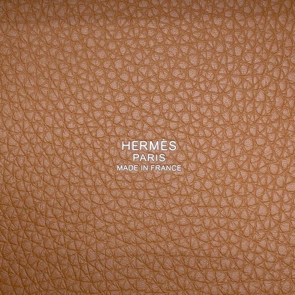 エルメス ハンドバッグ ピコタンロックPM ゴールド/シルバー金具 トリヨンクレマンス K刻印