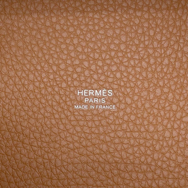 エルメス ハンドバッグ ピコタンロックPM ゴールド/シルバー金具 トリヨンクレマンス K刻印