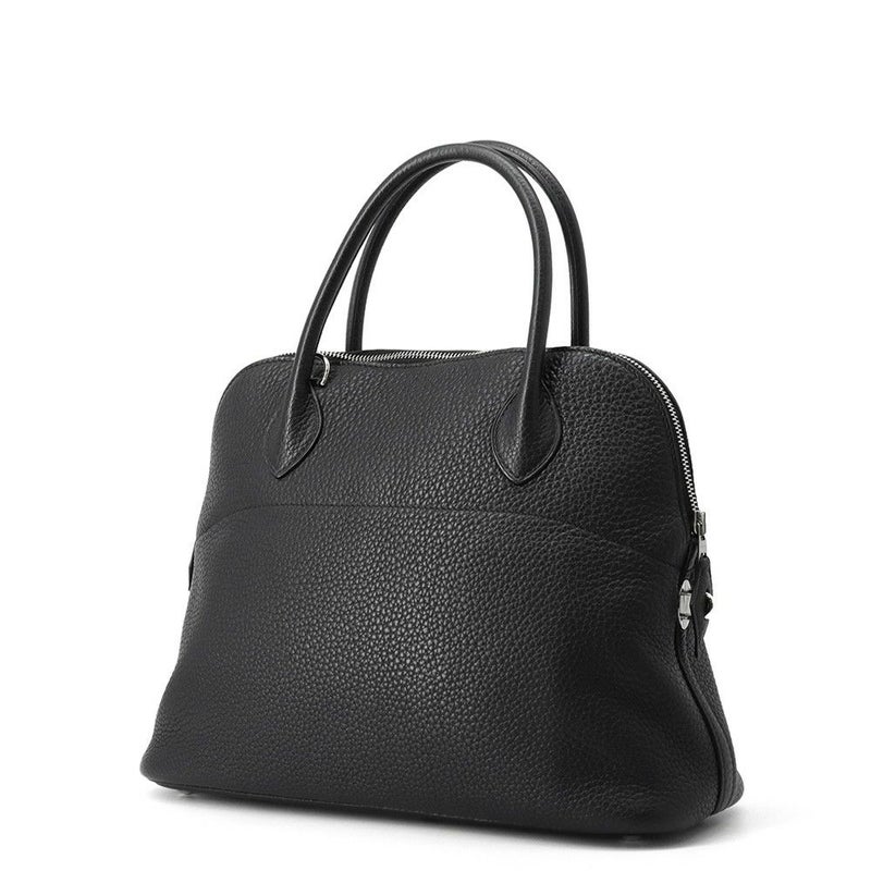 エルメス ハンドバッグ ボリード31 ブラック/シルバー金具 トリヨンクレマンス □R刻印 ２wayショルダー 黒