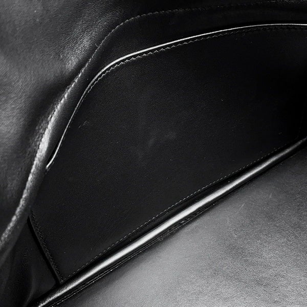 エルメス ハンドバッグ ボリード31 ブラック/シルバー金具 トリヨンクレマンス □R刻印 ２wayショルダー 黒