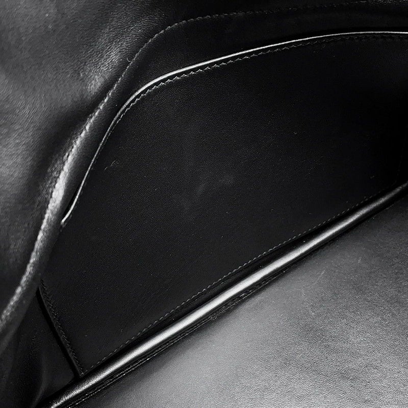 エルメス ハンドバッグ ボリード31 ブラック/シルバー金具 トリヨンクレマンス □R刻印 ２wayショルダー 黒