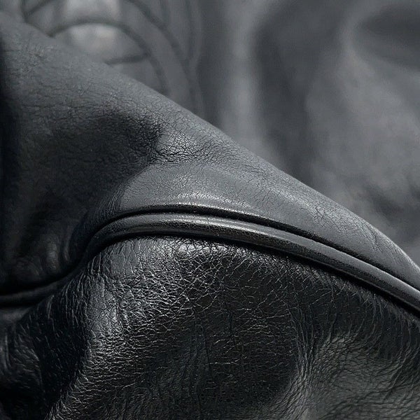 シャネル チェーンハンドバッグ ココマーク レザー CHANEL ショルダーバッグ 黒