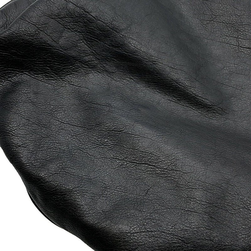 シャネル チェーンハンドバッグ ココマーク レザー CHANEL ショルダーバッグ 黒