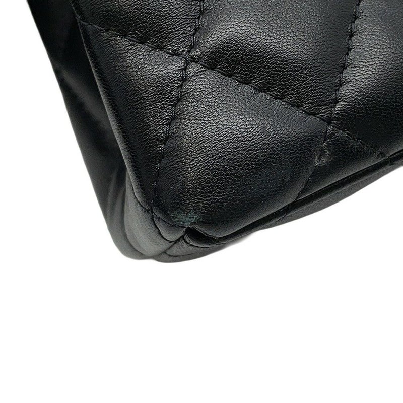 シャネル ハンドバッグ ミニ マトラッセ ココマーク ラムスキン AS4416 CHANEL 2wayショルダーバッグ 黒