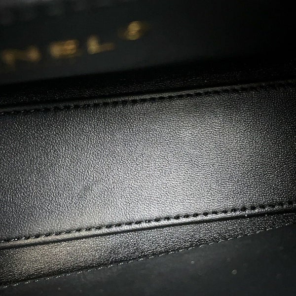 シャネル ハンドバッグ ミニ マトラッセ ココマーク ラムスキン AS4416 CHANEL 2wayショルダーバッグ 黒