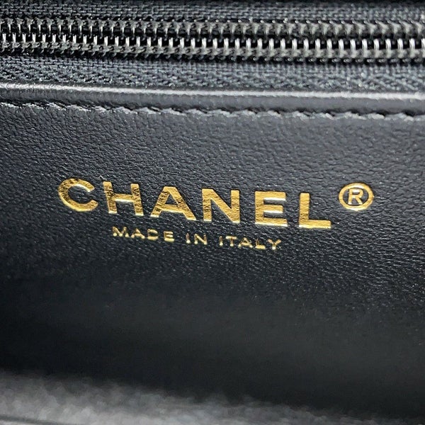 シャネル ハンドバッグ ミニ マトラッセ ココマーク ラムスキン AS4416 CHANEL 2wayショルダーバッグ 黒