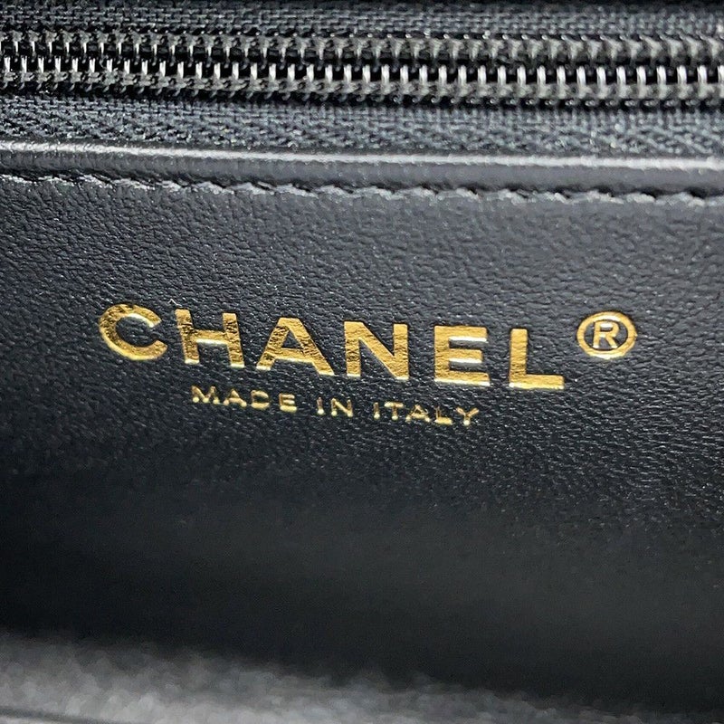 シャネル ハンドバッグ ミニ マトラッセ ココマーク ラムスキン AS4416 CHANEL 2wayショルダーバッグ 黒
