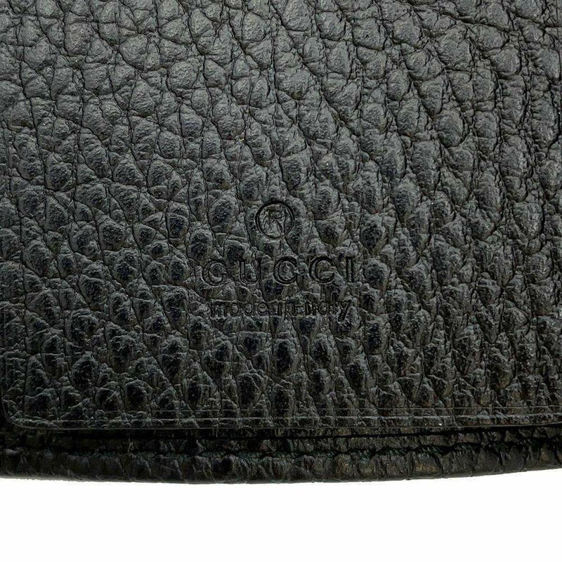 グッチ キーケース ダブルG 6連キーケース レザー 456118 GUCCI 黒