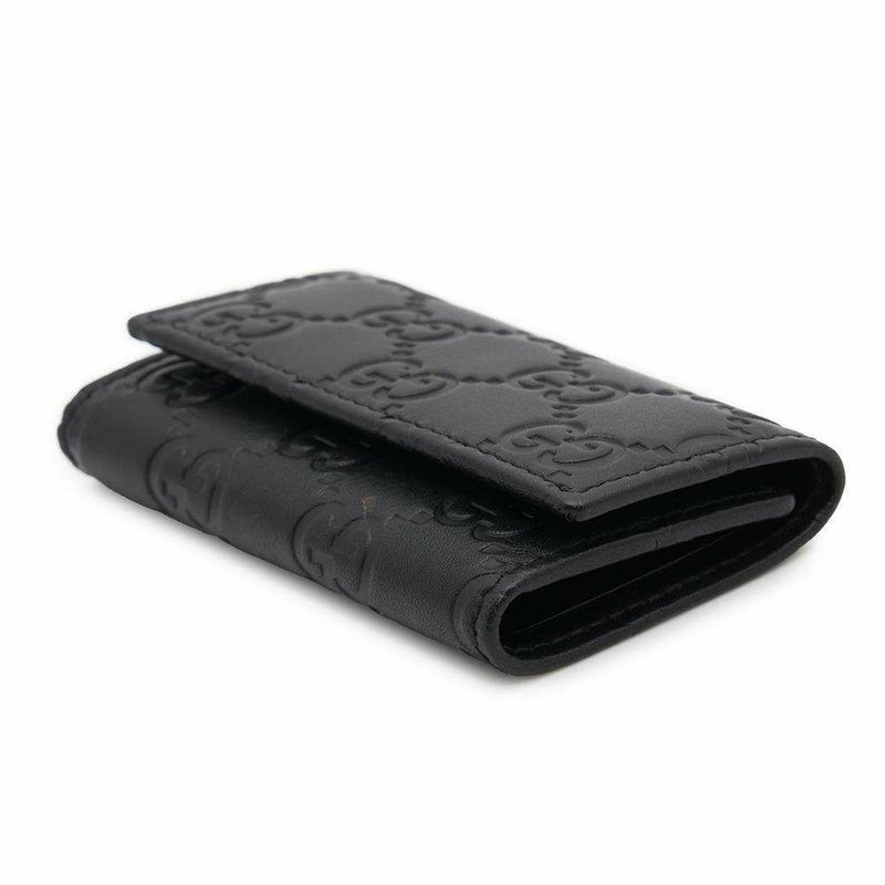 グッチ キーケース グッチシマ 6連 レザー 131928 GUCCI 黒