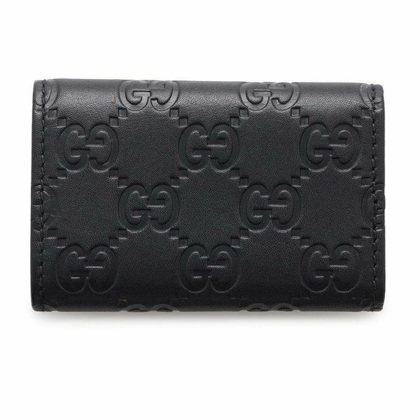 グッチ キーケース グッチシマ 6連 レザー 131928 GUCCI 黒