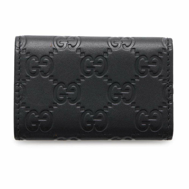 グッチ キーケース グッチシマ 6連 レザー 131928 GUCCI 黒