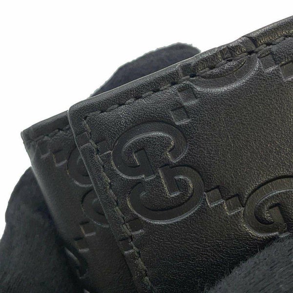 グッチ キーケース グッチシマ 6連 レザー 131928 GUCCI 黒