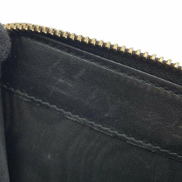 グッチ 二つ折り財布 マイクログッチシマ レザー 449395 GUCCI 財布 アウトレット品 黒