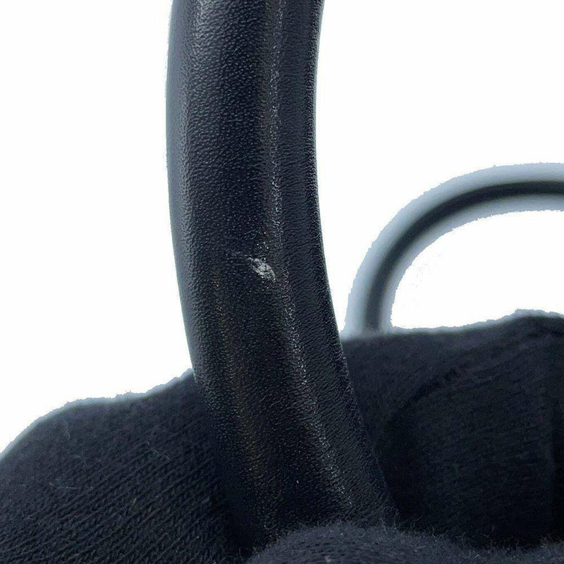 シャネル トートバッグ ココマーク フレンチヴィエラ パンチング CHANEL 2wayショルダー ハンドバッグ 黒