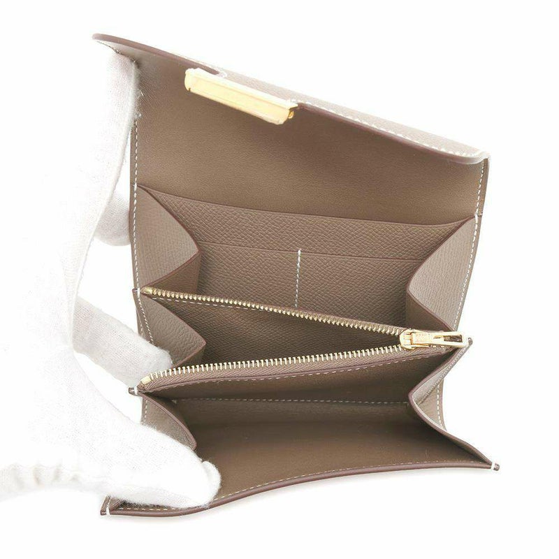 エルメス 財布 コンスタンス コンパクト エトゥープ/ゴールド金具 エプソン Y刻印 HERMES 財布