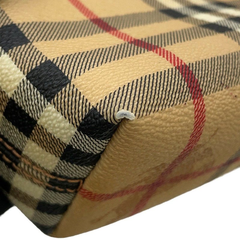 バーバリー ショルダーバッグ ノバチェック メッセンジャーバッグ PVC BURBERRY