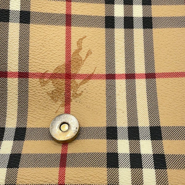 バーバリー ショルダーバッグ ノバチェック メッセンジャーバッグ PVC BURBERRY