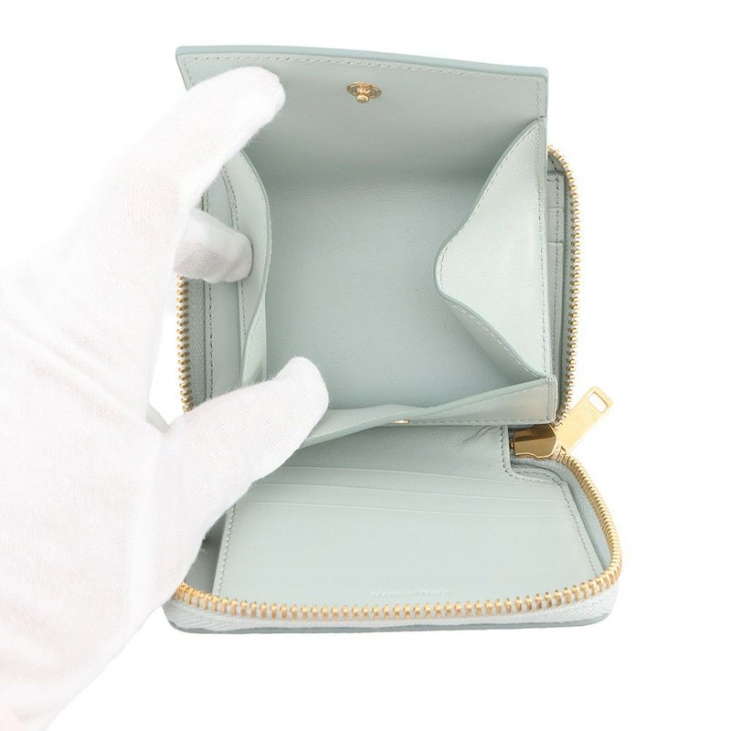 セリーヌ 二つ折り財布 ロゴ スモール ジップウォレット レザー 10L203BEL CELINE 財布