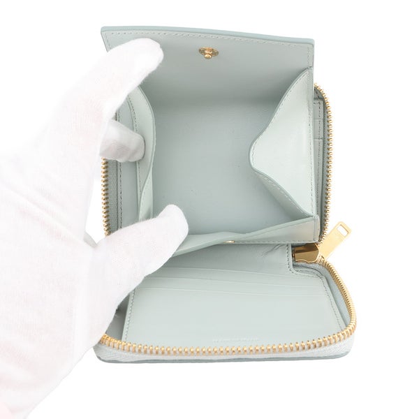 セリーヌ 二つ折り財布 ロゴ スモール ジップウォレット レザー 10L203BEL CELINE 財布