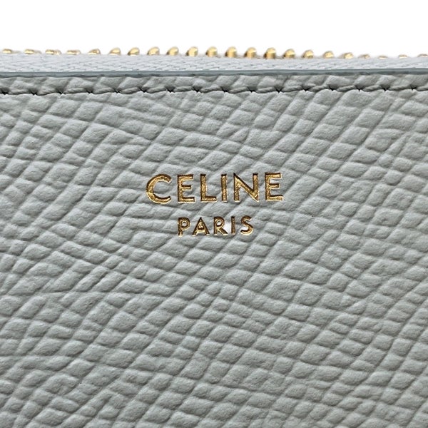 セリーヌ 二つ折り財布 ロゴ スモール ジップウォレット レザー 10L203BEL CELINE 財布