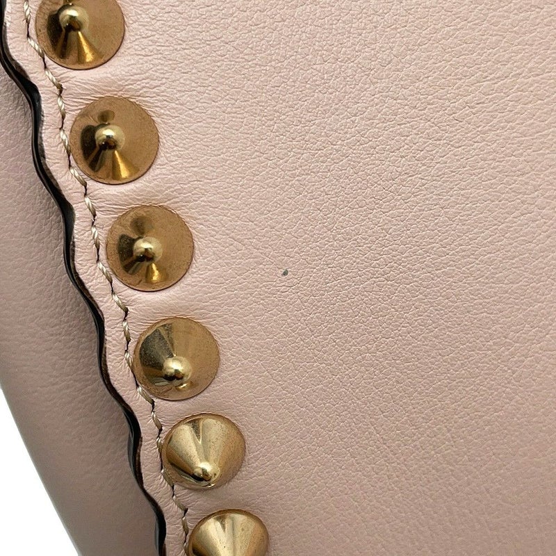 フェンディ ハンドバッグ ピーカブー レギュラー レザー スタッズ8BN290 FENDI バッグ 2wayショルダーバッグ