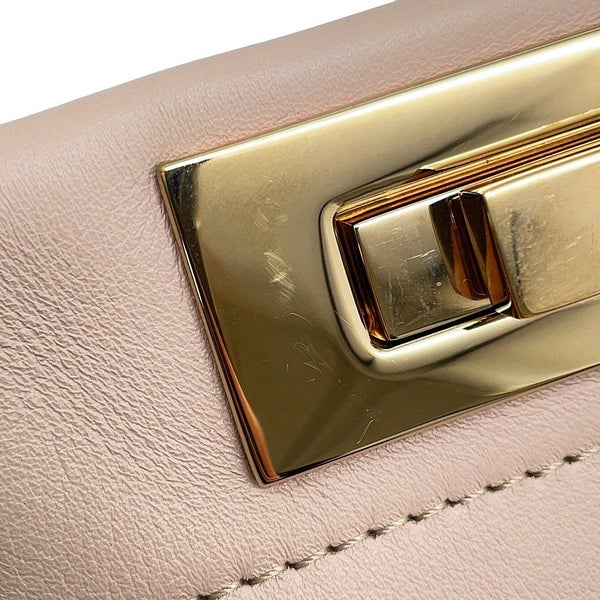 フェンディ ハンドバッグ ピーカブー レギュラー レザー スタッズ8BN290 FENDI バッグ 2wayショルダーバッグ