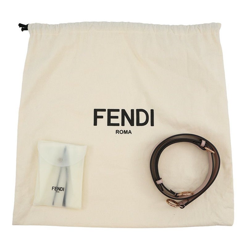 フェンディ ハンドバッグ ピーカブー レギュラー レザー スタッズ8BN290 FENDI バッグ 2wayショルダーバッグ