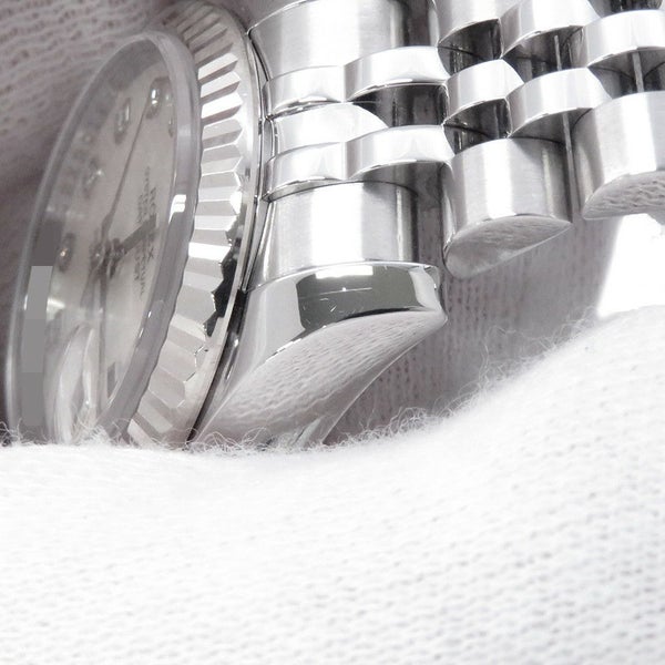 ロレックス デイトジャスト Z番 179174NG ROLEX 腕時計 ホワイトシェル文字盤