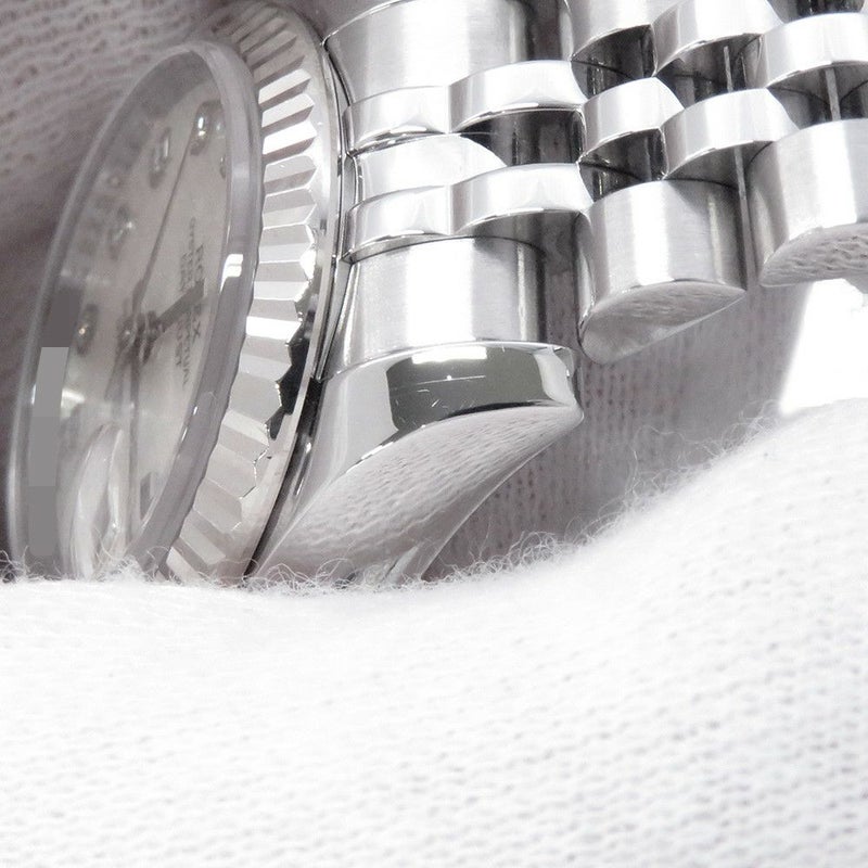 ロレックス デイトジャスト Z番 179174NG ROLEX 腕時計 ホワイトシェル文字盤