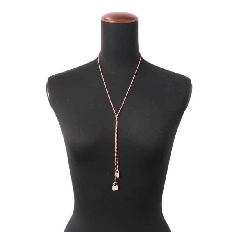 エルメス ネックレス アミュレット コンスタンス ロングネックレス ダイヤモンド 61P 計0.55ct K18PGピンクゴールド ラリエット