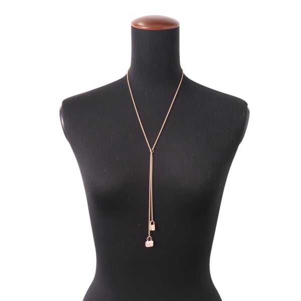 エルメス ネックレス アミュレット コンスタンス ロングネックレス ダイヤモンド 61P 計0.55ct K18PGピンクゴールド ラリエット