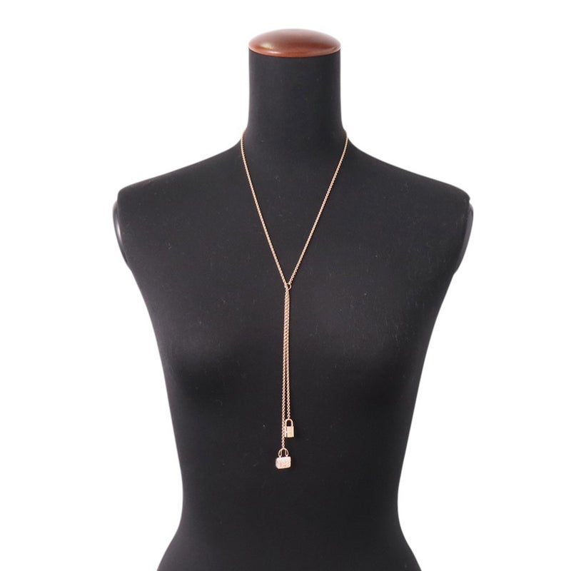 エルメス ネックレス アミュレット コンスタンス ロングネックレス ダイヤモンド 61P 計0.55ct K18PGピンクゴールド ラリエット