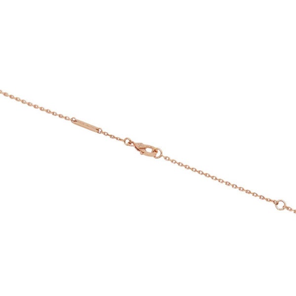 ヴァンクリ ネックレス ヴィンテージ アルハンブラ ピンクマザーオブパール/ダイヤ 1P K18PG VCARPMOP00 2025年ホリデー限定