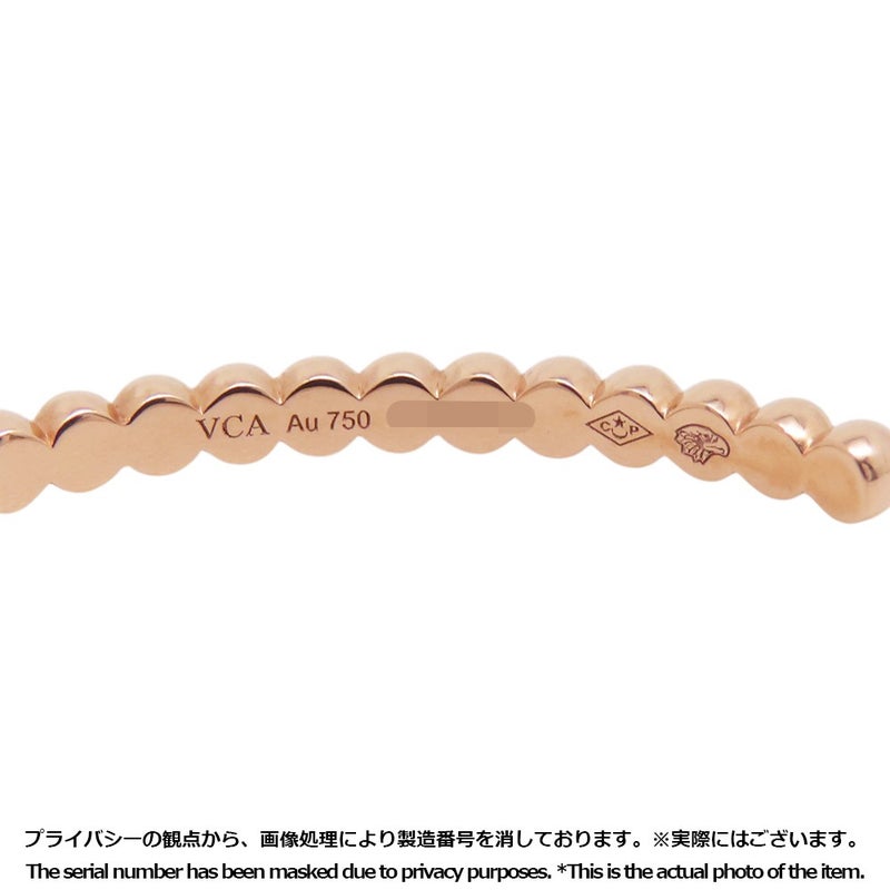ヴァンクリーフ&アーペル ピアス ペルレ ゴールドパール フープピアス スモールモデル K18PGピンクゴールド VCARN9PL00