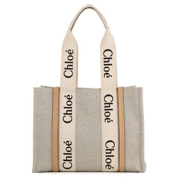 クロエ トートバッグ ウッディ ミディアム キャンバス CHC21US383E66275 Chloe バッグ