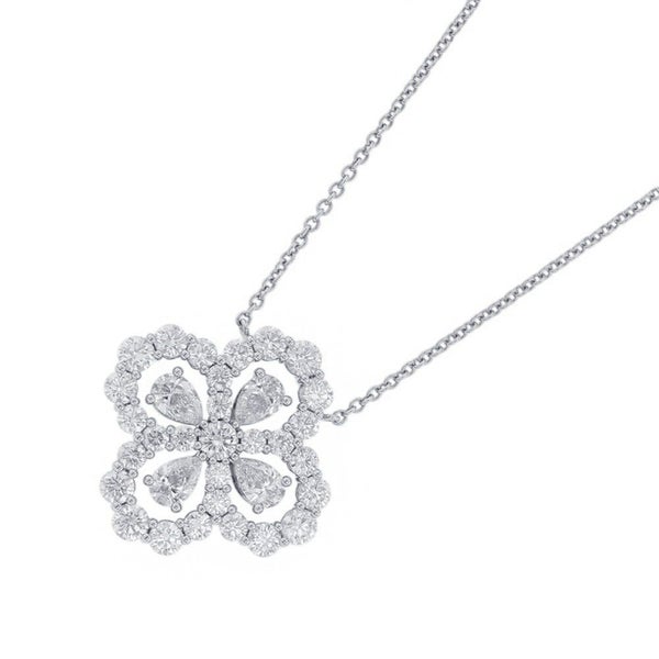 ハリーウィンストン ネックレス ループ・フルモチーフ・ペンダント ダイヤモンド 33P 計約1.89ct Pt950プラチナ PEDPRPMEL4C