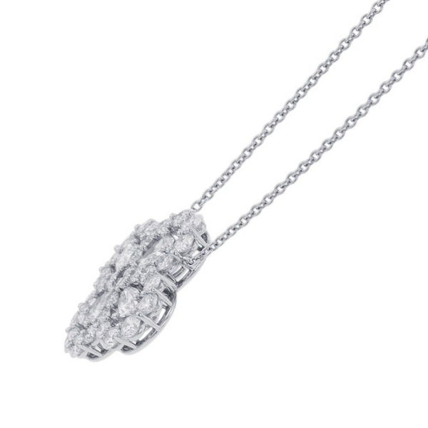 ハリーウィンストン ネックレス ループ・フルモチーフ・ペンダント ダイヤモンド 33P 計約1.89ct Pt950プラチナ PEDPRPMEL4C