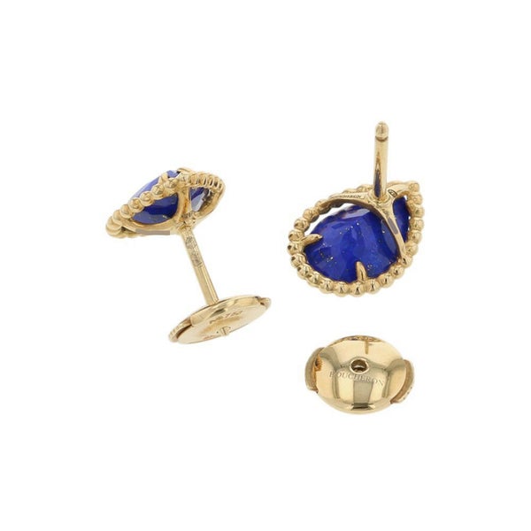 ブシュロン ピアス セルパンボエム スタッズイヤリング スモール ラピスラズリ K18YGイエローゴールド JCO01269 Boucheron