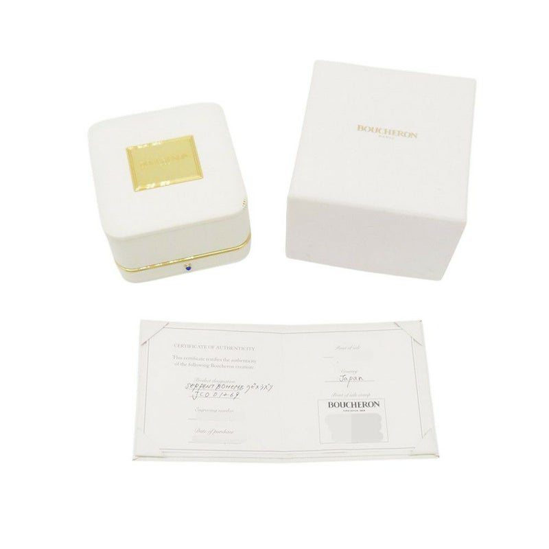 ブシュロン ピアス セルパンボエム スタッズイヤリング スモール ラピスラズリ K18YGイエローゴールド JCO01269 Boucheron