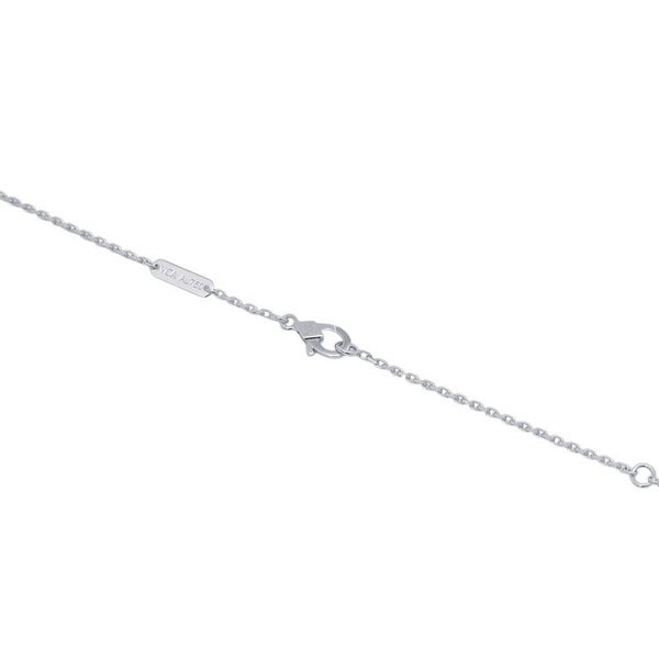 ヴァンクリーフ&アーペル ネックレス ヴィンテージ アルハンブラ ペンダント ギヨシェ K18WGホワイトゴールド VCARP9XG00