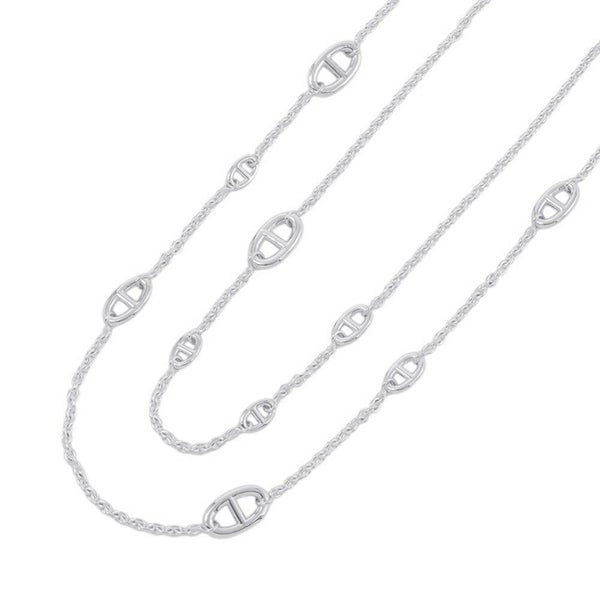 エルメス ネックレス シェーヌダンクル ファランドール サイズ120 SV925シルバー HERMES ジュエリー