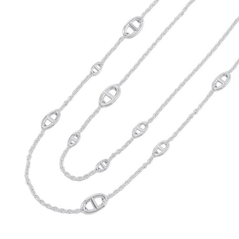 エルメス ネックレス シェーヌダンクル ファランドール サイズ120 SV925シルバー HERMES ジュエリー